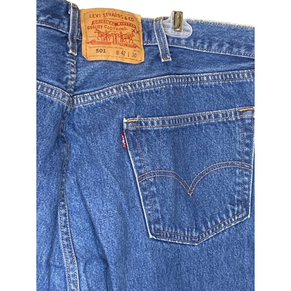 Levi’s 501 Buttonfly Jeans 42 x 30 - Picture 9 of 11